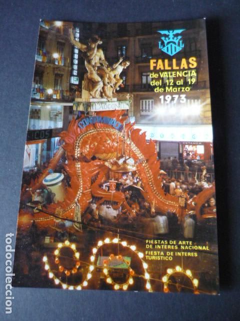 Postales: VALENCIA FALLAS 1973 POSTAL - Foto 1