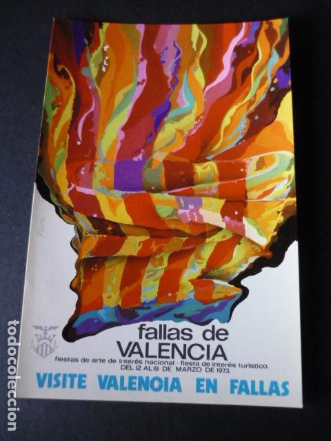 Postales: VALENCIA FALLAS 1973 POSTAL - Foto 1