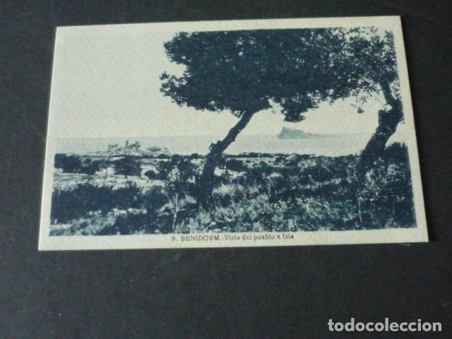 Cartoline: BENIDORM ALICANTE VISTA DEL PUEBLO E ISLA