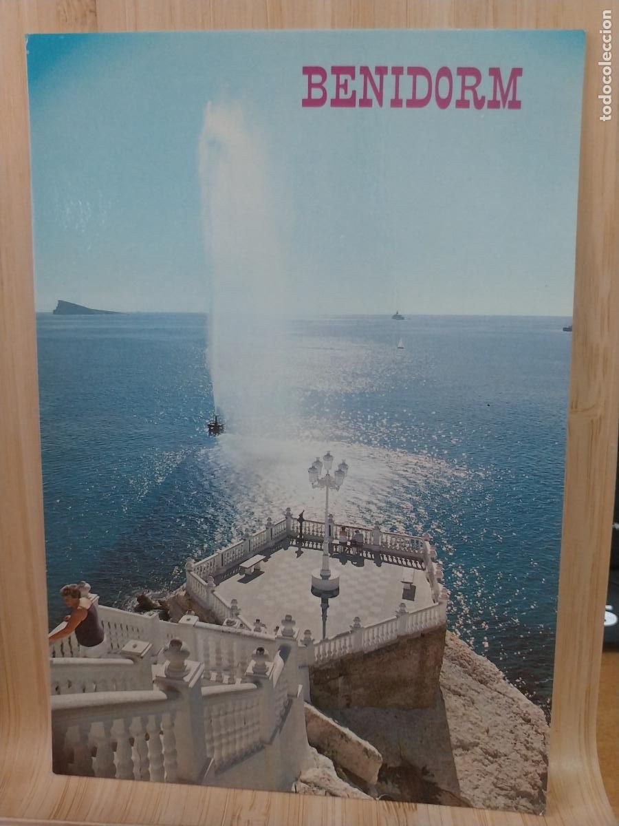 Postales: BENIDORM CASTILLO Y GEISER ED GALIANA 126 SC ORIGINAL ANIMADA