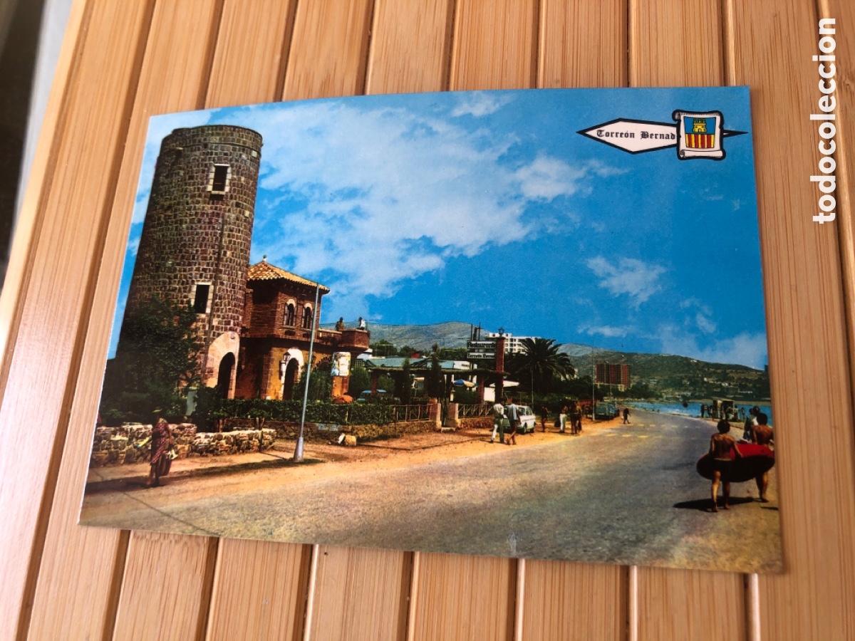 Postales: BENICASIM - CASTELLON - RESTAURANTE TORREON BERNARD. Ed. Pergamino. Sin circular. ASM