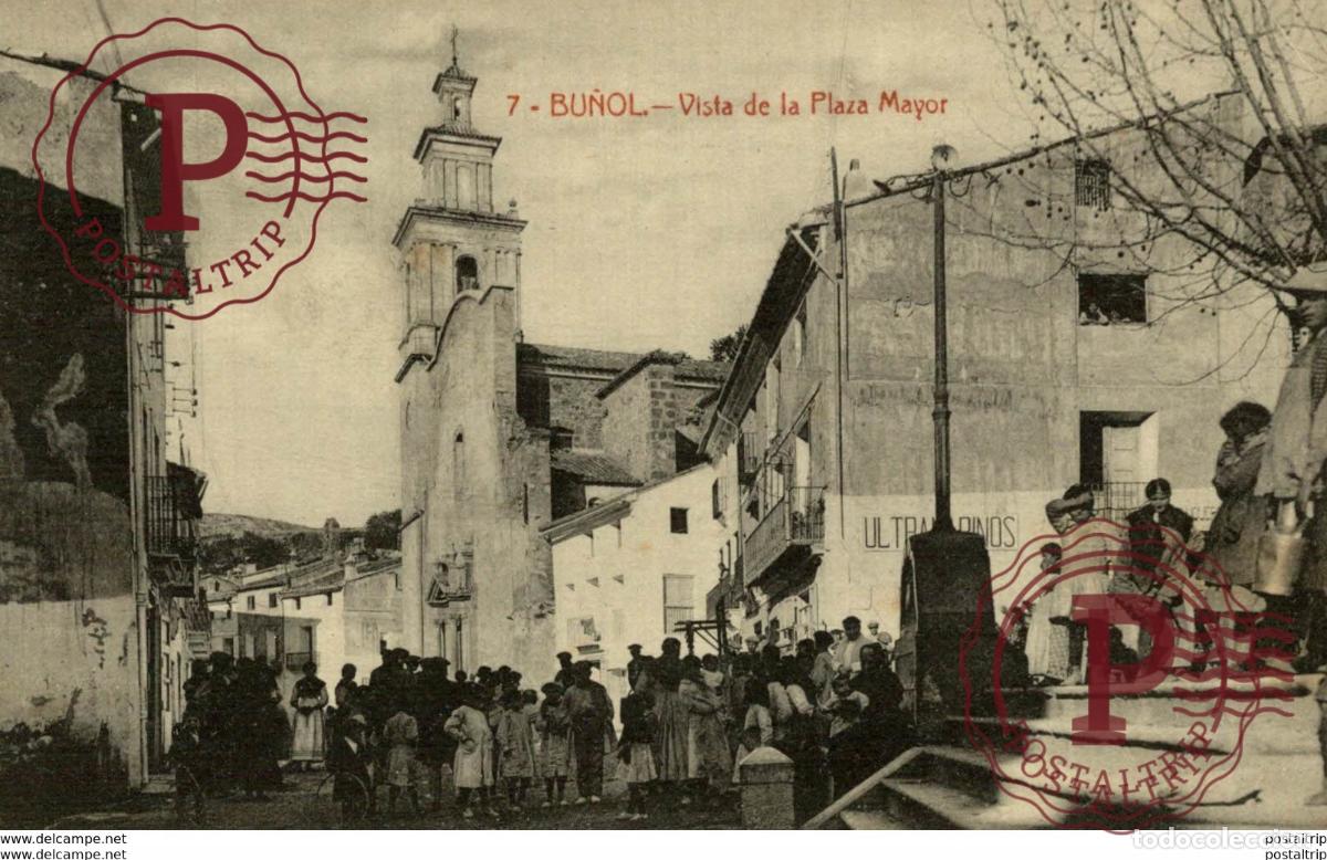 Postcards: BU&Ntilde;OL VALENCIA.- VISTA DE LA PLAZA MAYOR