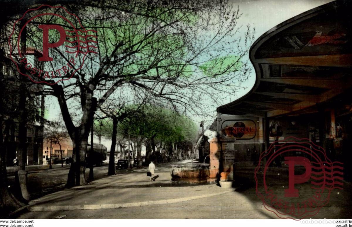 Postais: JATIVA. FUENTE DE LE&Oacute;N EN ALAMEDA