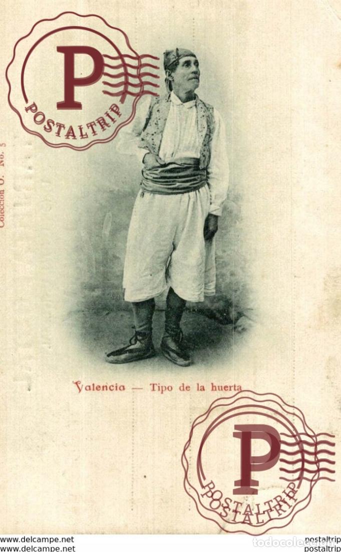 Postales: VALENCIA - TIPO DE LA HUERTA - Foto 1