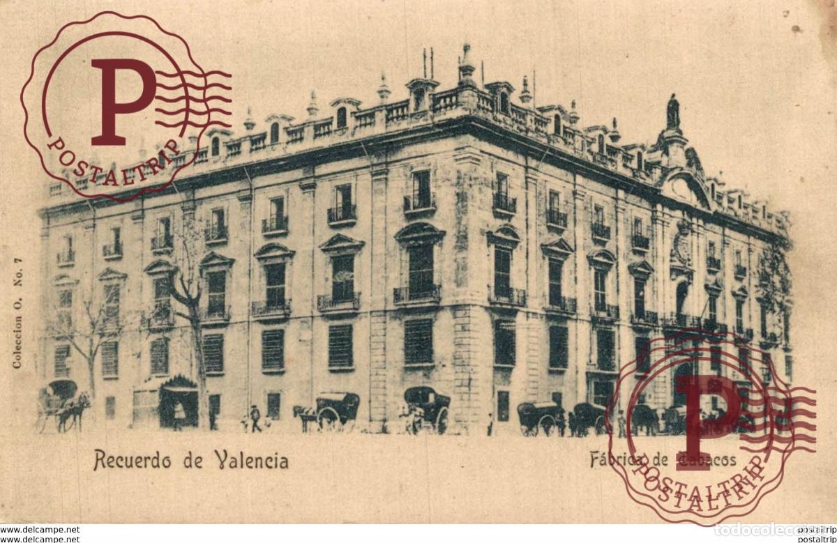 Postais: RECUERDO DE VALENCIA. FABRICA DE TABACOS