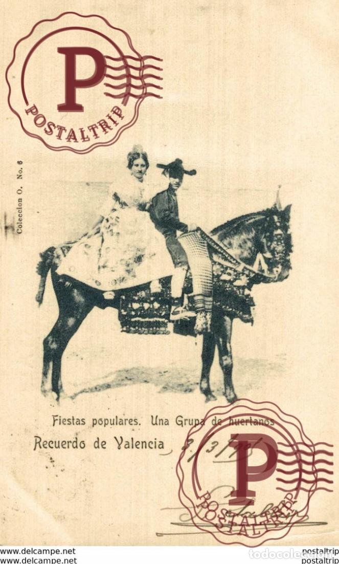 Postais: FIESTAS POPULARES UNA GRUPA DE HUERTANOS