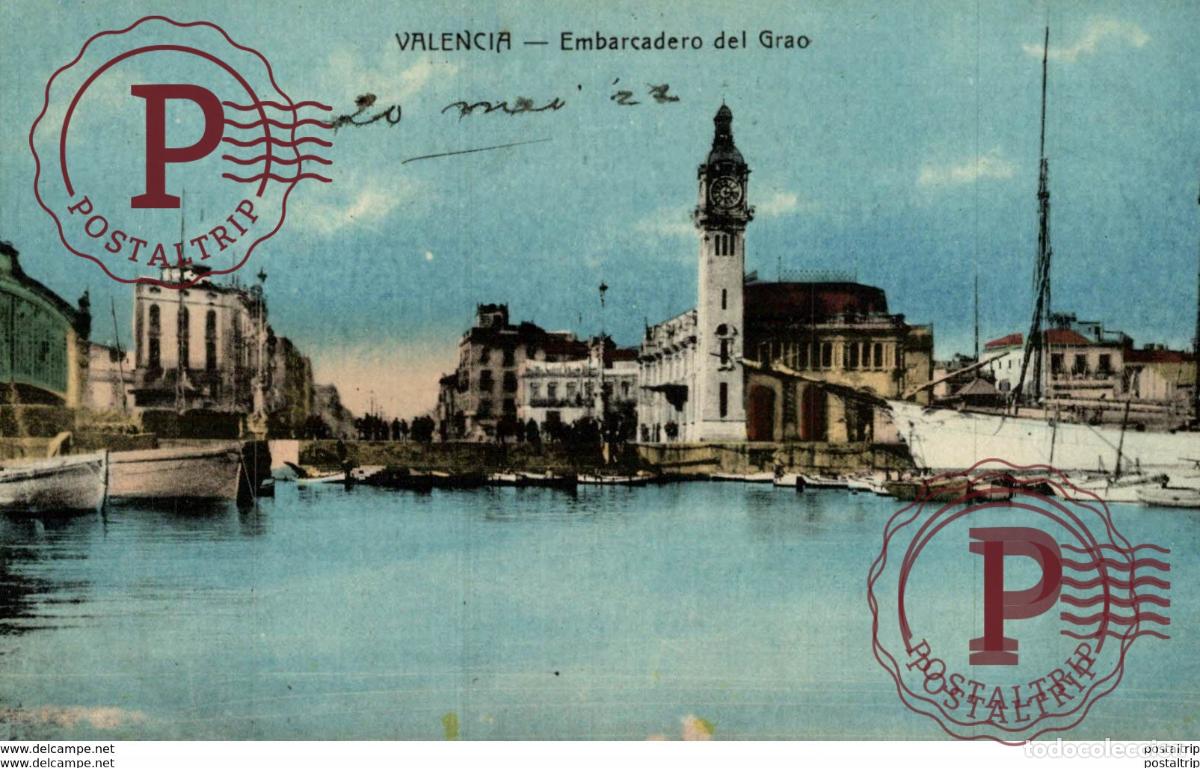 Postales: VALENCIA EMBARCADERO DEL GRAO - Foto 1