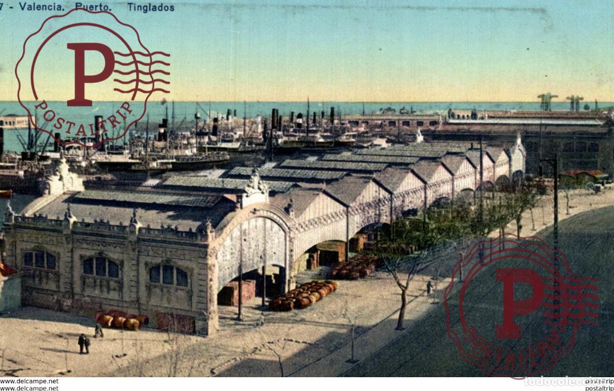 Postais: 37 VALENCIA PUERTO TINGLADOS JDP