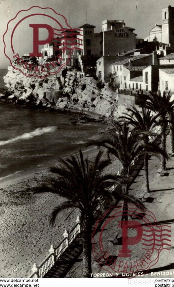 Postales: TORREON Y HOTELES BENIDORM - Foto 1