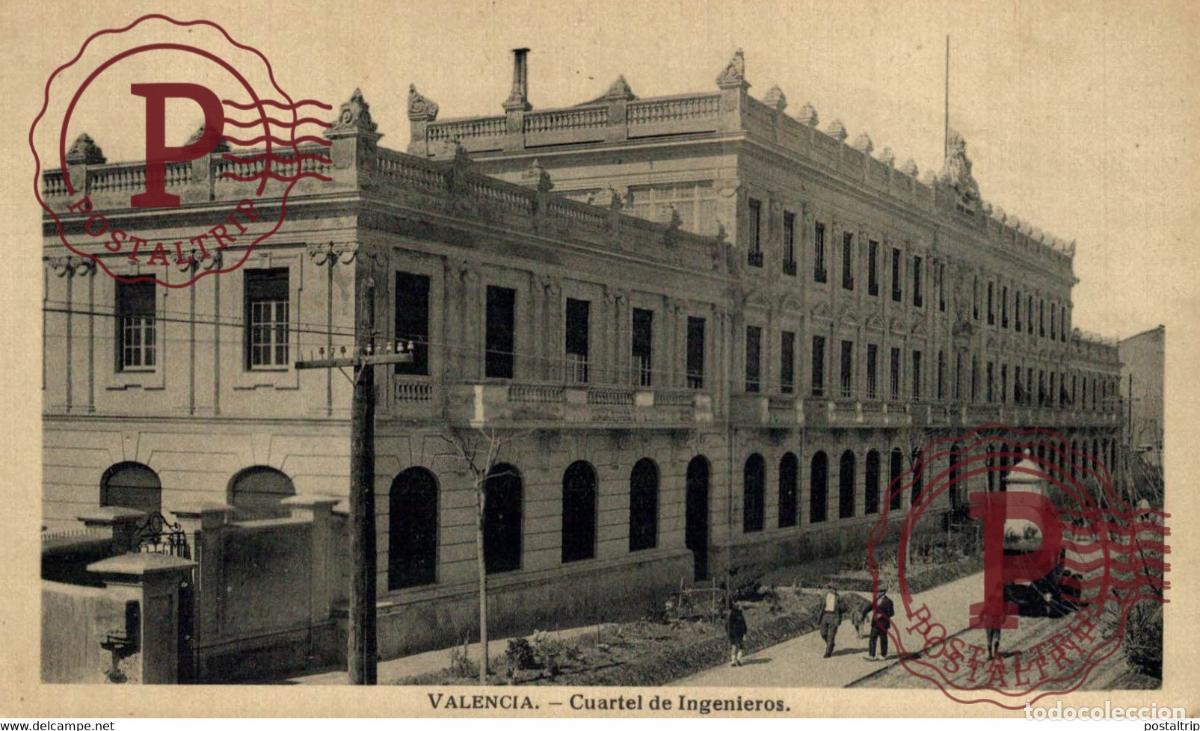 Postales: VALENCIA. CUARTEL DE INGENIEROS. - Foto 1