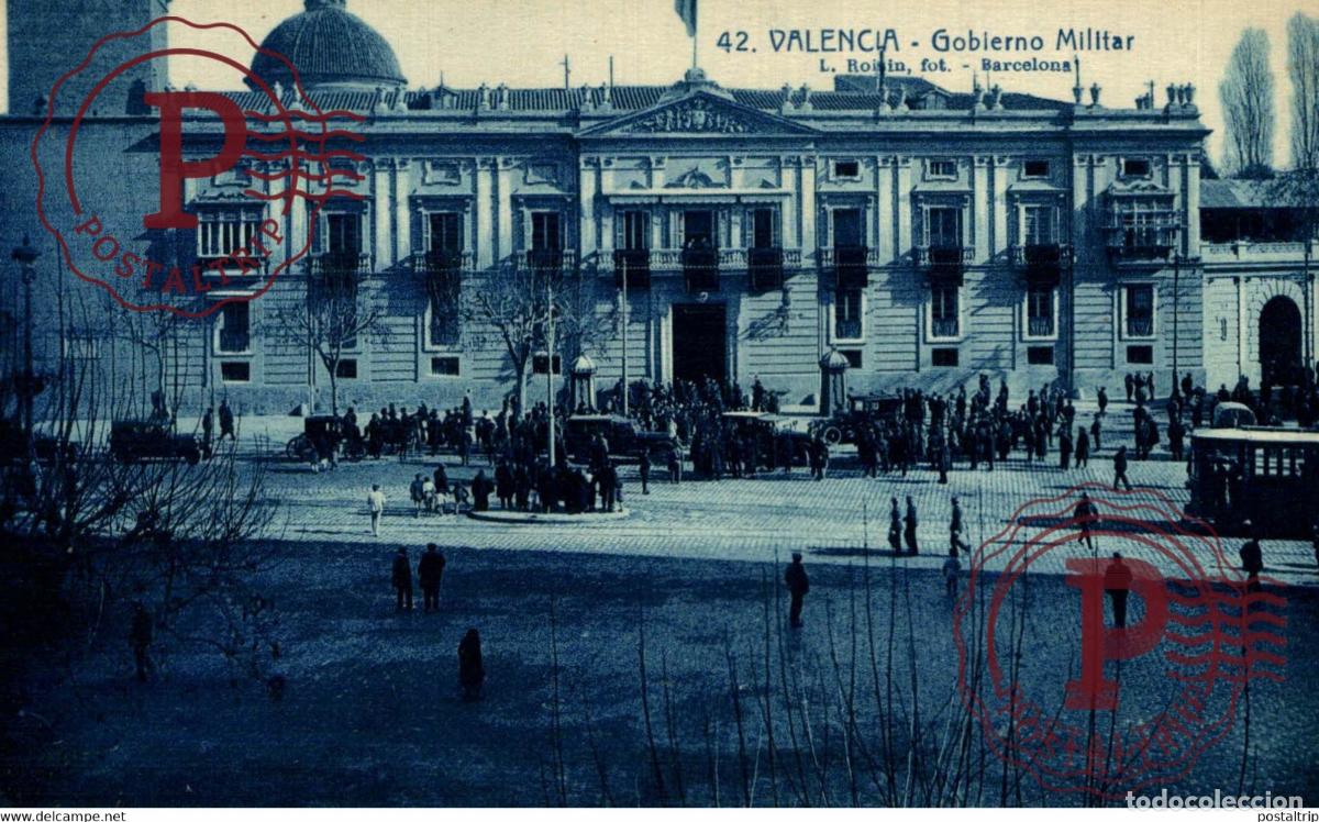 Postales: VALENCIA. GOBIERNO MILITAR
