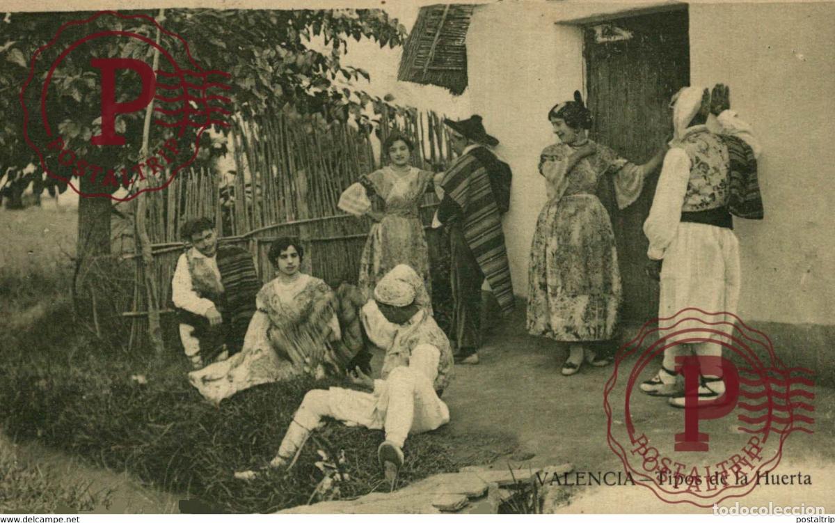 Postales: VALENCIA. TIPOS DE LA HUERTA. - Foto 1