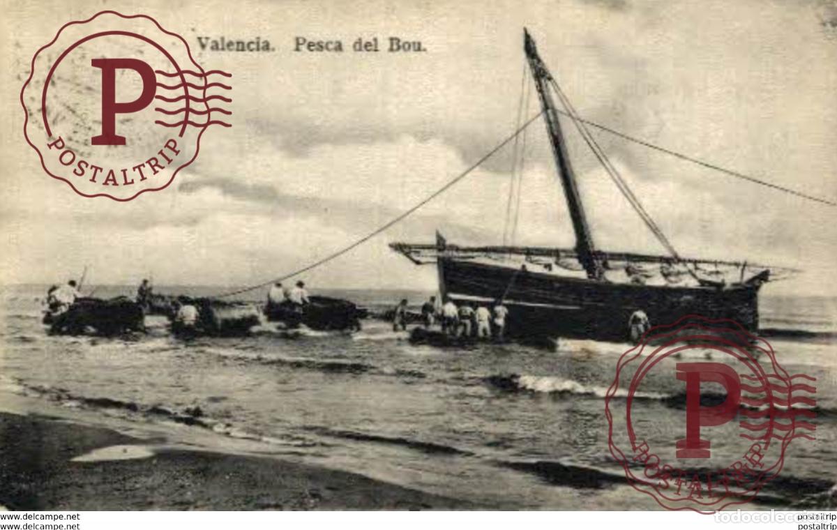 Postales: VALENCIA. PESCA DEL BOU - Foto 1