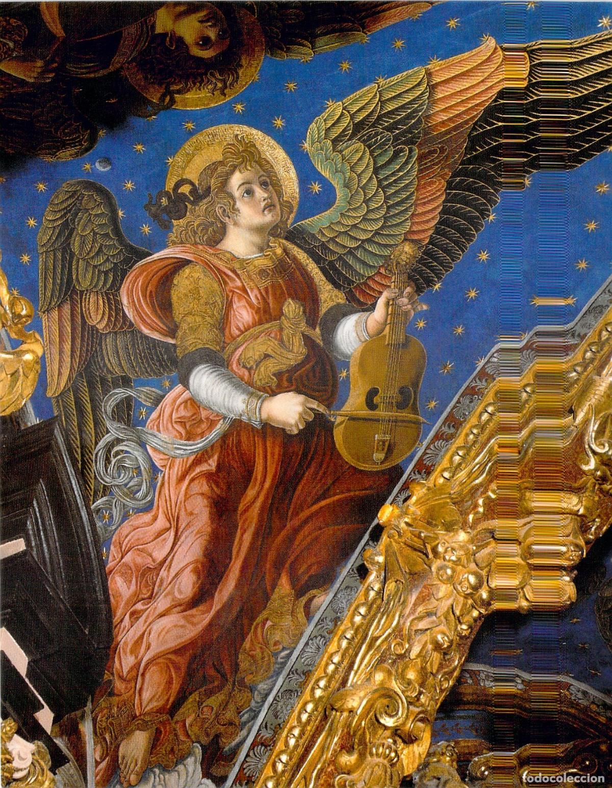 Cartes Postales: Postal &Aacute;ngel M&uacute;sico Catedral de Valencia Paolo da San Leocadio