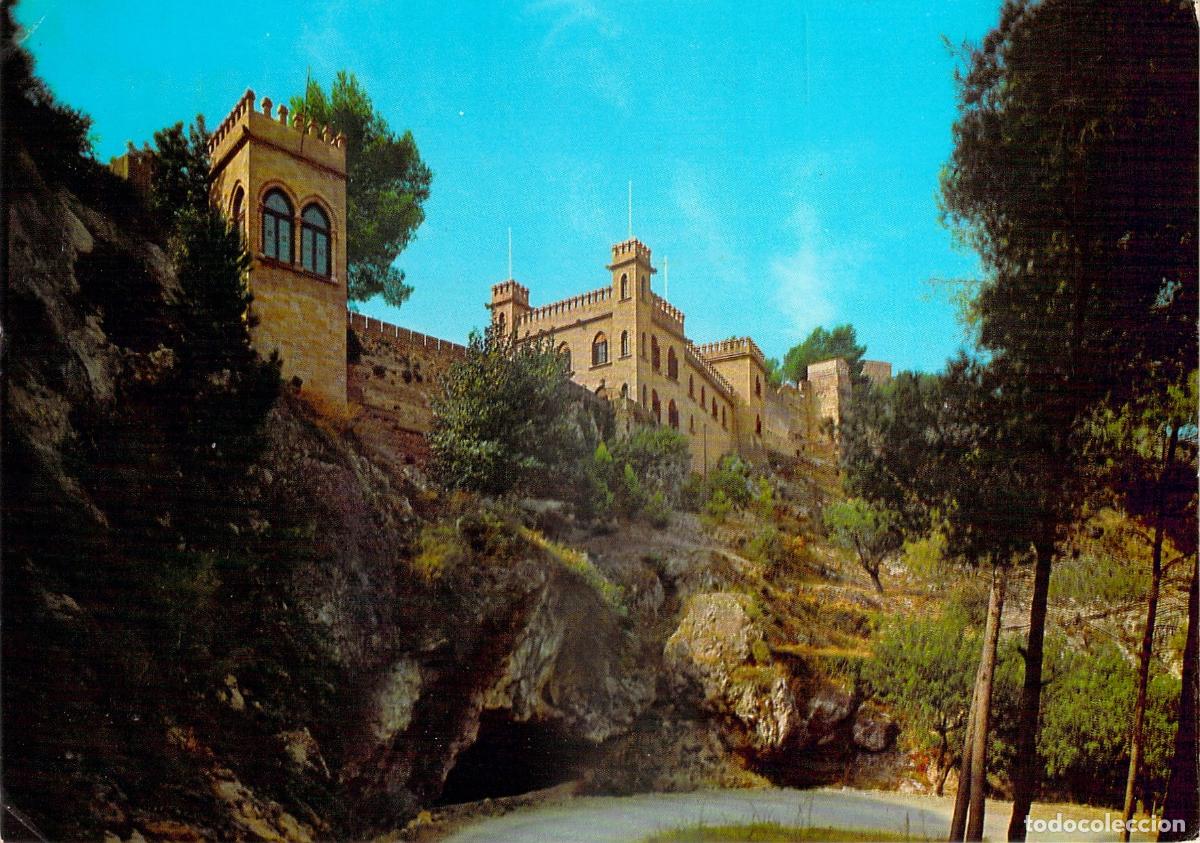 Postales: Postal de J&aacute;tiva Detalle del Castillo Valencia Espa&ntilde;a