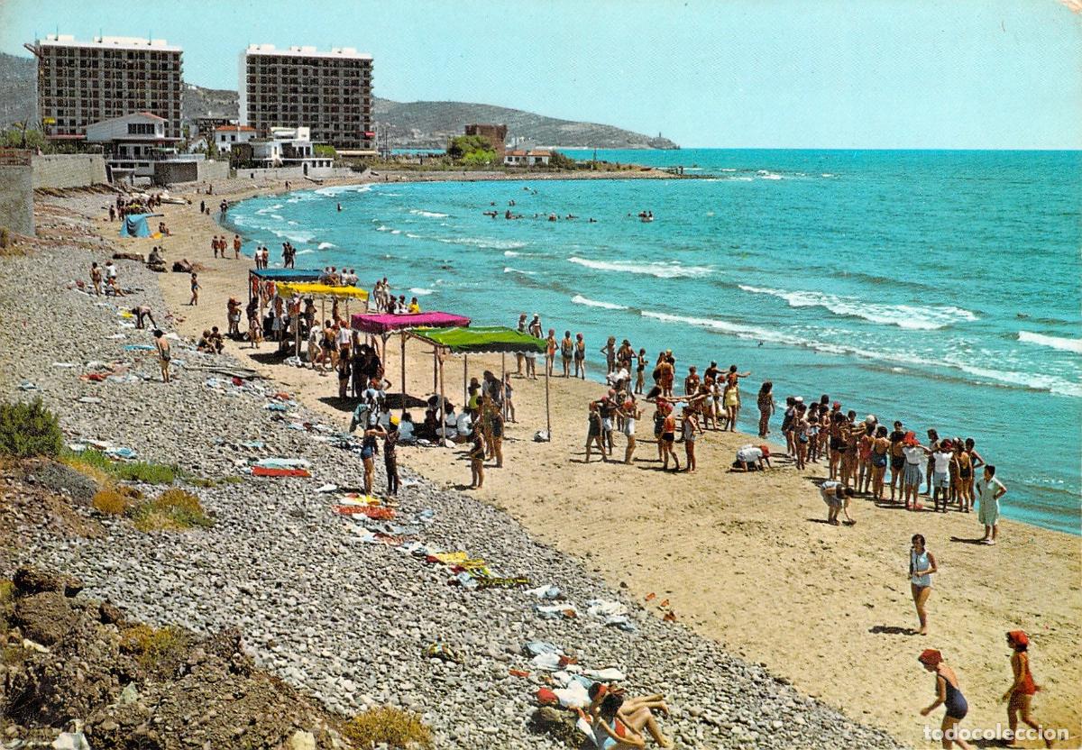 Postales: Postal de la Playa de Benicasim en Castell&oacute;n