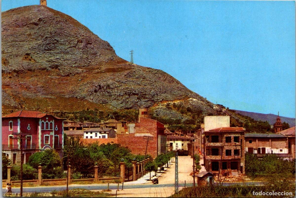 Postales: Concentaina (ERROR: Cocentaina) - El Castillo y Calle Col&oacute;n - Edificio en Construcci&oacute;n - Vespa - Foto 1