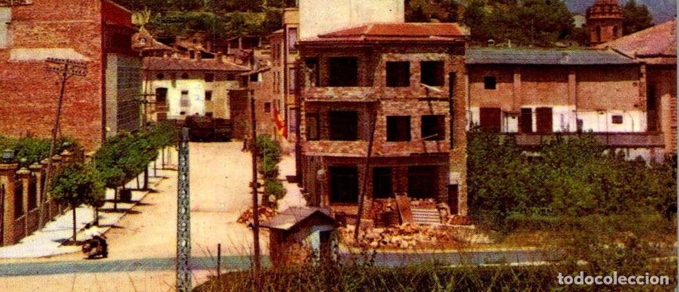 Postales: Concentaina (ERROR: Cocentaina) - El Castillo y Calle Col&oacute;n - Edificio en Construcci&oacute;n - Vespa - Foto 2