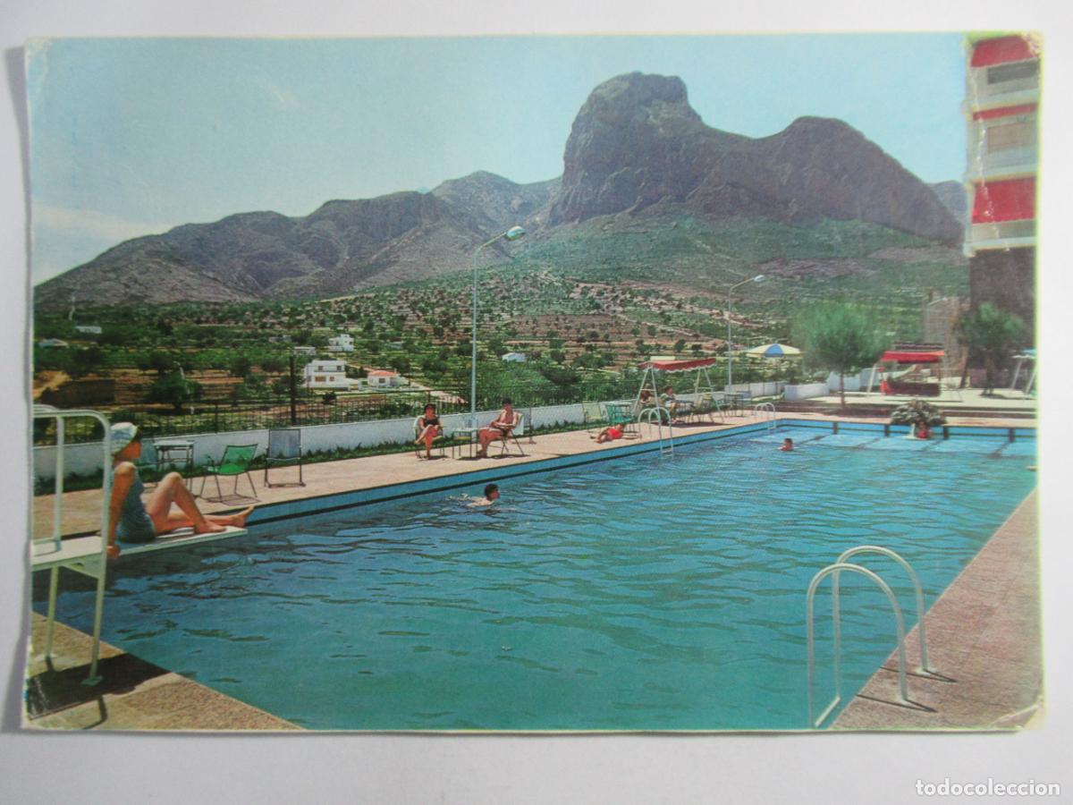 Postales: Hotel Sant Yago - La Nucia - Polop de la Marina (Alicante) - 16 x 10,7 cm. - Escrita