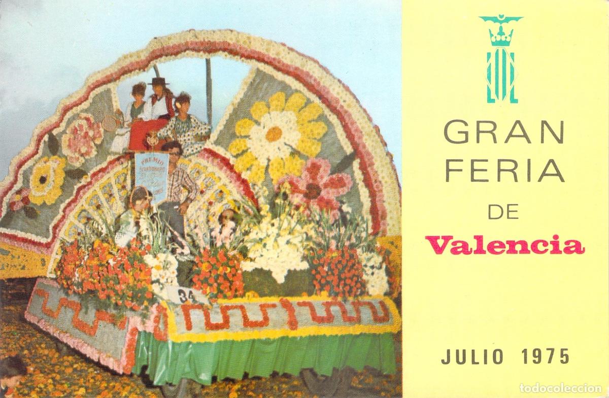 Postales: Postal Gran Feria de Valencia Carroza Batalla de Flores