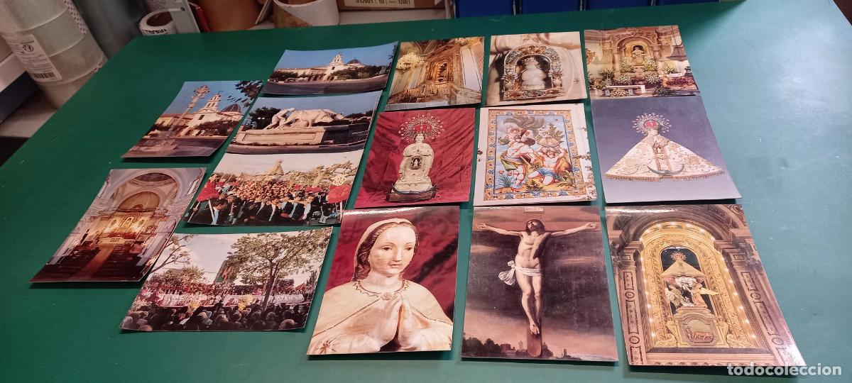 Postales: &iexcl;&iexcl;&iexcl;LIQUIDACI&Oacute;N!!! COLECCI&Oacute;N DE 14 POSTALES ORIGINALES DE LA VIRGEN DE LID&Oacute;N NUEVAS
