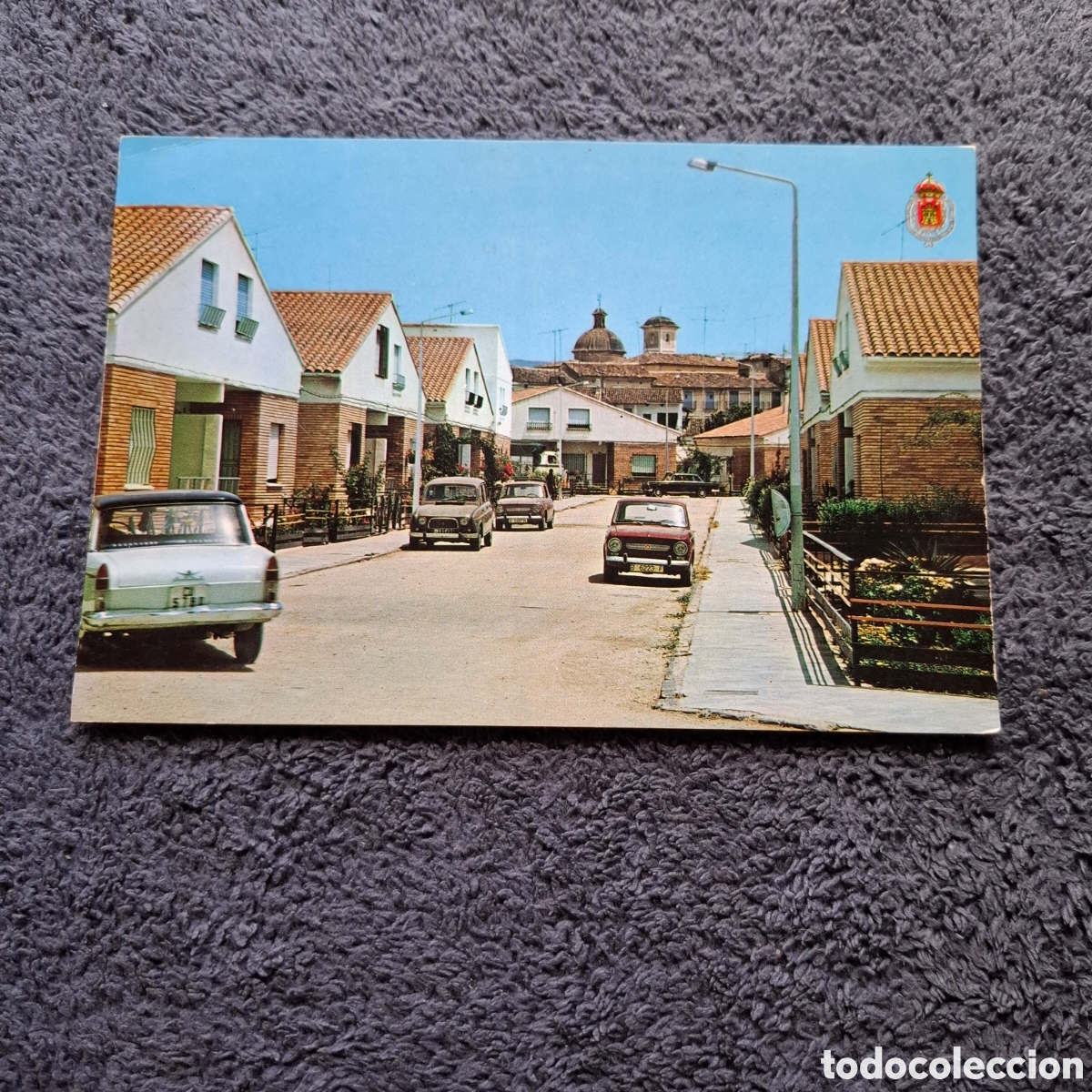 Postales: P11. Utiel (Valencia), Calle Benito P&eacute;rez Gald&oacute;s, Exclusivas Verdejo, Circulada.