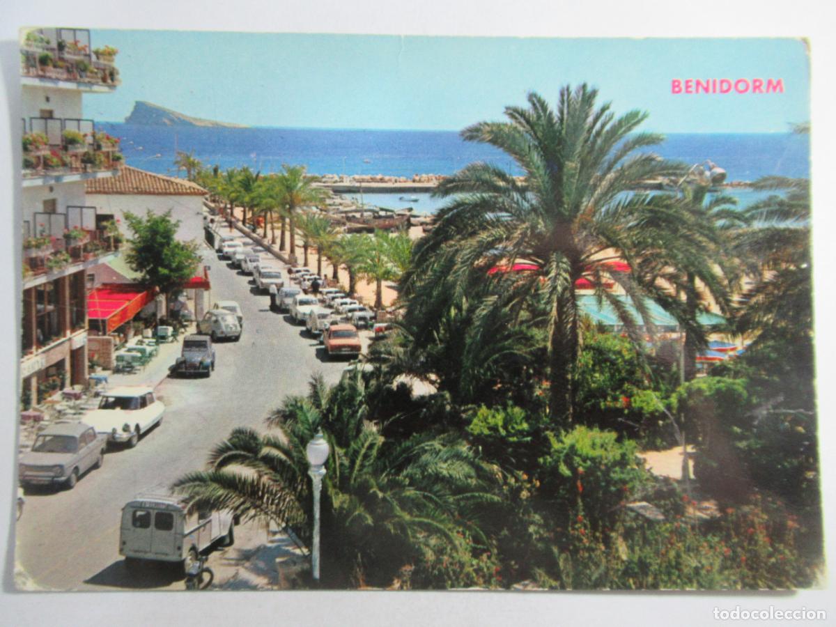 Postales: Benidorm (Alicante) - Parque de Col&oacute;n - Escrita