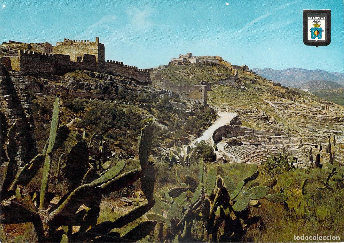 Postales: Postal Sagunto Valencia Subida al Castillo y Teatro Romano