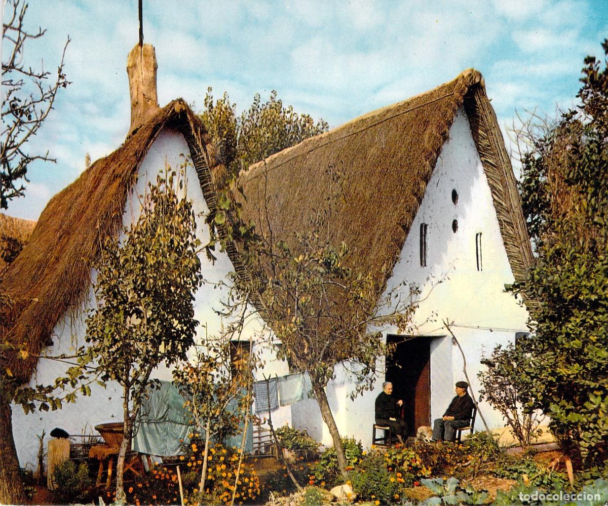 Postales: Postal Barracas Valencianas Arquitectura Tradicional y Paisaje