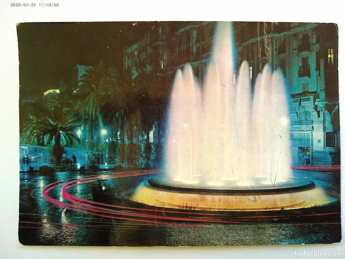 Postais: POSTAL DE ALICANTE : FUENTE LUMINOSA . DE ZERKOWITZ