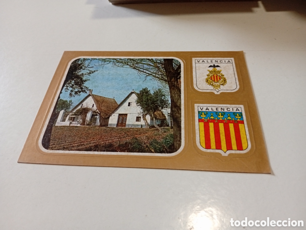 Postales: Postal Valencia etiquetas