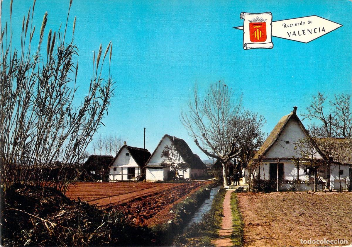 Postales: Postal de Barracas T&iacute;picas en la Huerta de Valencia