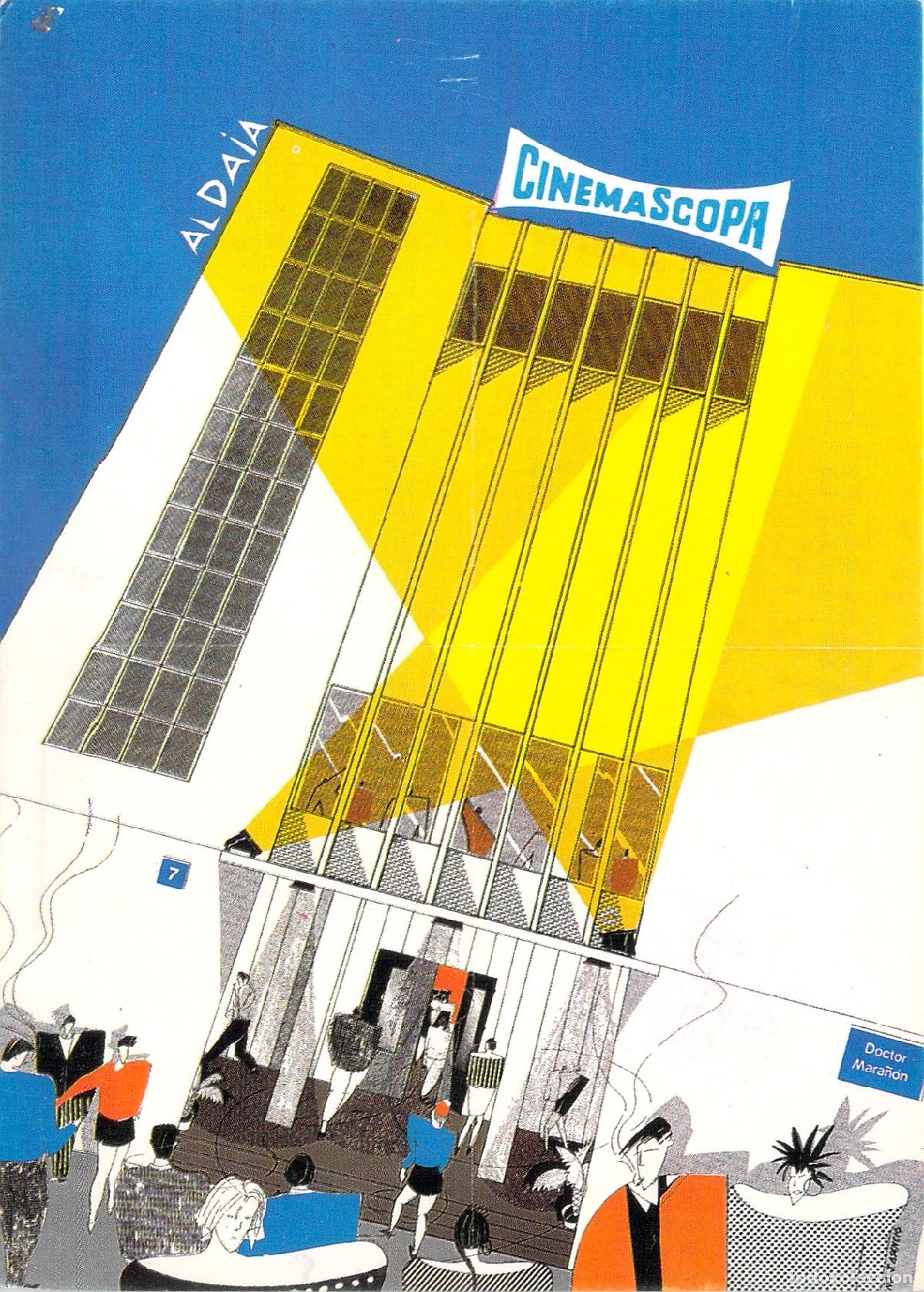Postales: Postal Cine Cinemascapa en Aldaia, Valencia