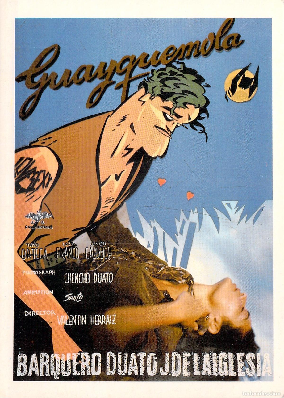 Postales: Postal Publicitaria Guayquemola Valencia Ilustraci&oacute;n C&oacute;mic