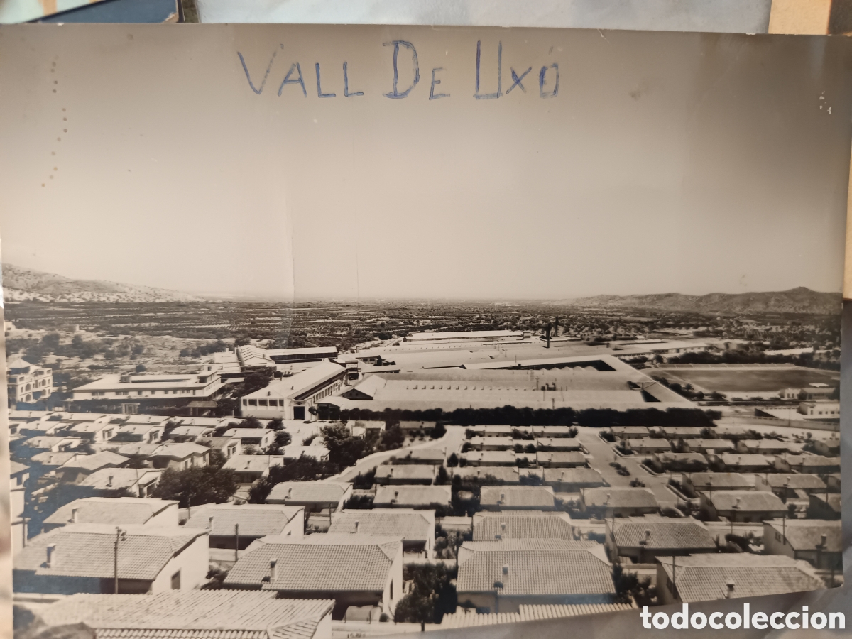 Postales: COLONIA SEGARRA, fotograf&iacute;a VALL DE UXO CASTELL&Oacute;N VALENCIA VISTA GENERAL DE LA F&Aacute;BRICA SEGARRA