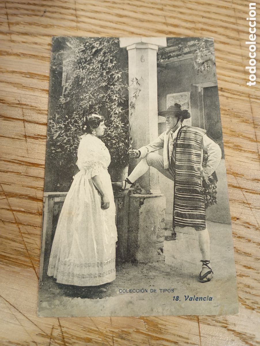 Postales: VALENCIA - COLECCI&Oacute;N DE TIPOS - FOT. LACOSTE, MADRID