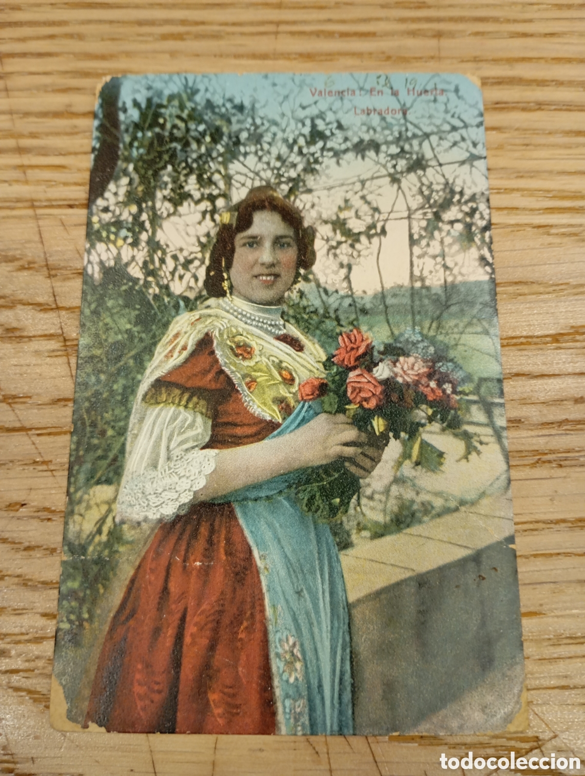 Postales: VALENCIA - EN LA HUERTA. LABRADORA - EDICI&Oacute;N F. C.