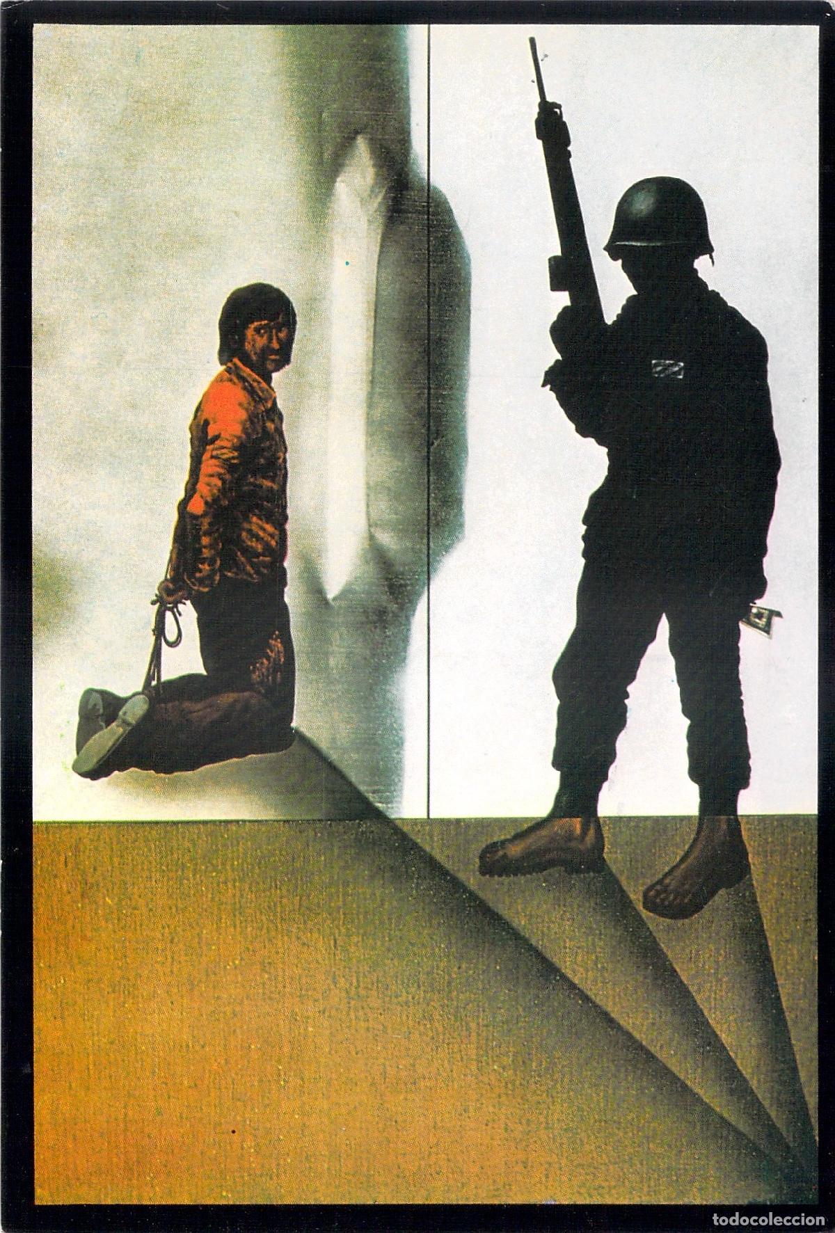 Postales: Postal de Arte Antoni Mir&oacute; La Gran Massacre Subvencionada