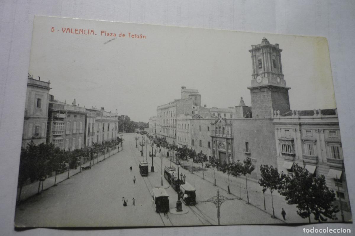 Postales: postal valencia pl tetuan circulada cm