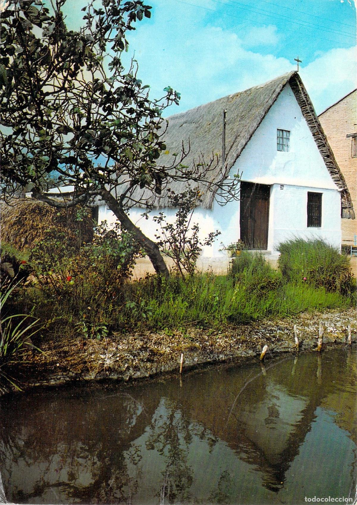 Postales: Postal de Barraca Valenciana Tradicional junto al Canal