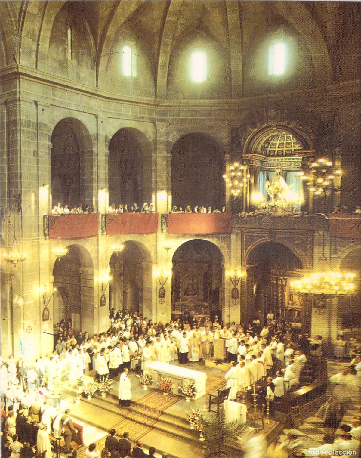 Postales: Postal Concatedral de San Nicol&aacute;s Alicante Presbiterio Funciones Pontificales
