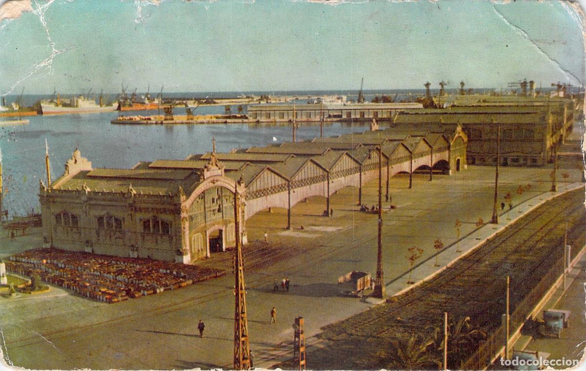 Postales: Postal de los Tinglados del Puerto de Valencia, Espa&ntilde;a