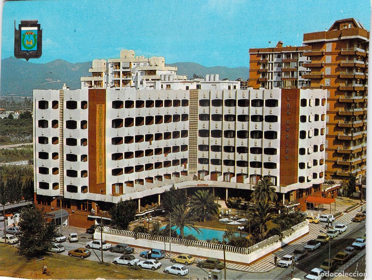 Postales: Postal de la Playa de Gand&iacute;a, Hotel Los Robles, Valencia