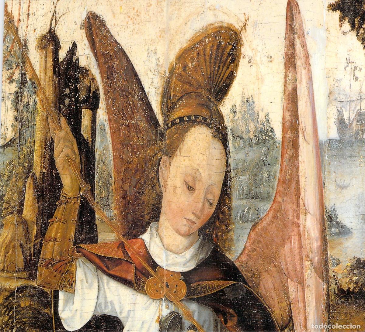 Postales: Postal San Miguel Pesando las Almas Rodrigo de Osona Valencia