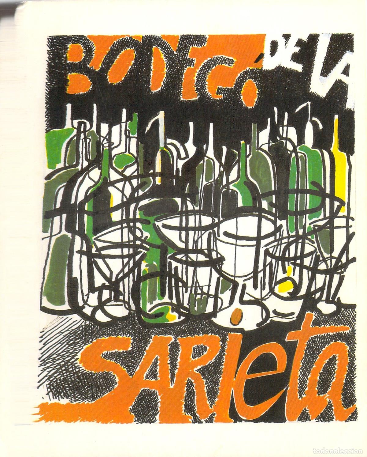 Postales: Postal Publicitaria Bodeg&oacute; de la Sarleta, Valencia, Dise&ntilde;o Molina Ciges