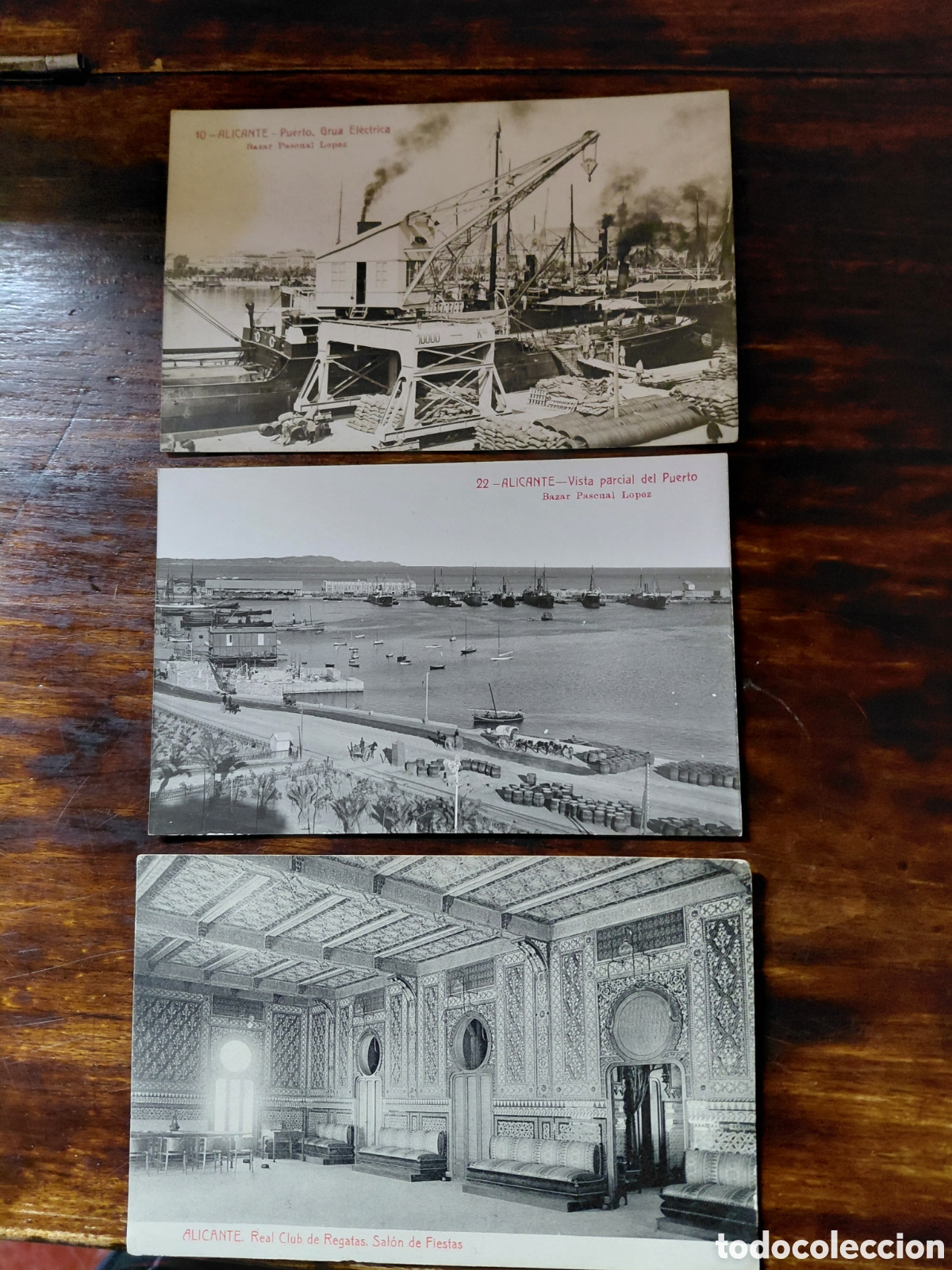 Postales: LOTE DE TRES POSTALES DE ALICANTE DE PRINCIPIOS DEL SIGLO XX