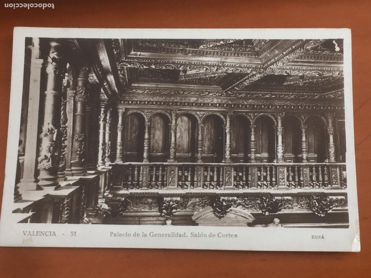 Postales: valencia palacio de la generalidad postal fotografica original antigua