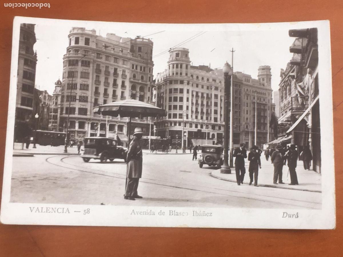 Postales: valencia avenida blasco iba&ntilde;ez animacion postal fotografica original antigua