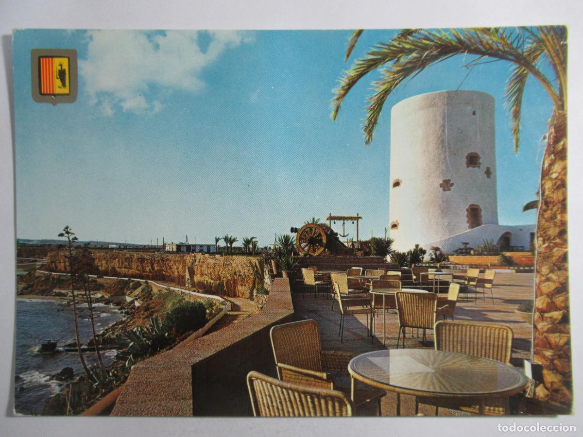 Postales: Cabo Roig (Alicante) - Terraza del Snak Bar - Escrita
