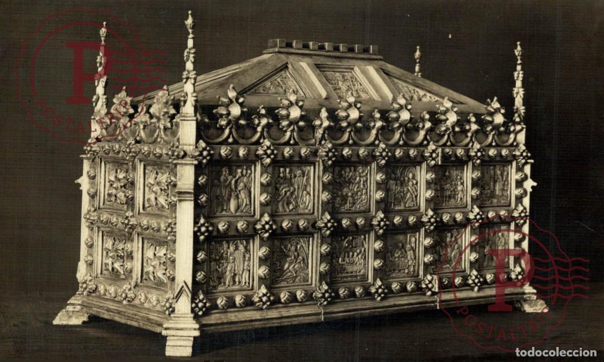 Postales: VALENCIA. GANDIA. PALACIO DEL SANTO DUQUE. IGLESIA. SAGRARIO DEL ALTAR MAYOR. RPPC. FOTOGRAFICA.